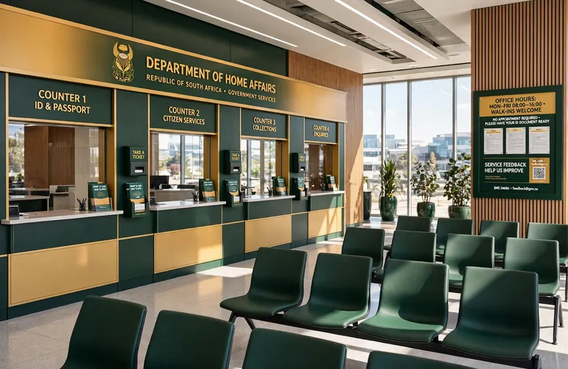 Inside a SASSA service office